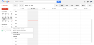 add teamsnap events to google calendar