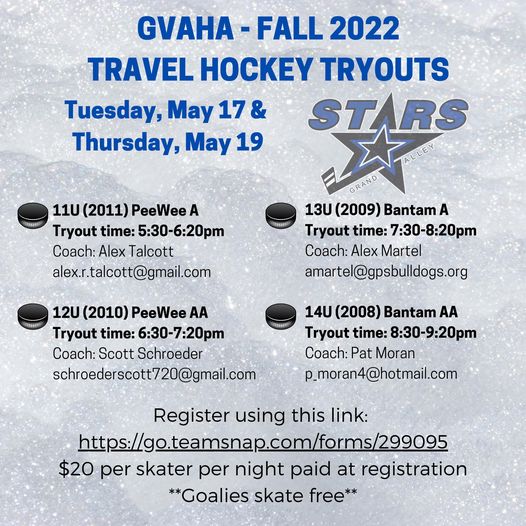 FAll 2022 Travel Tryouts