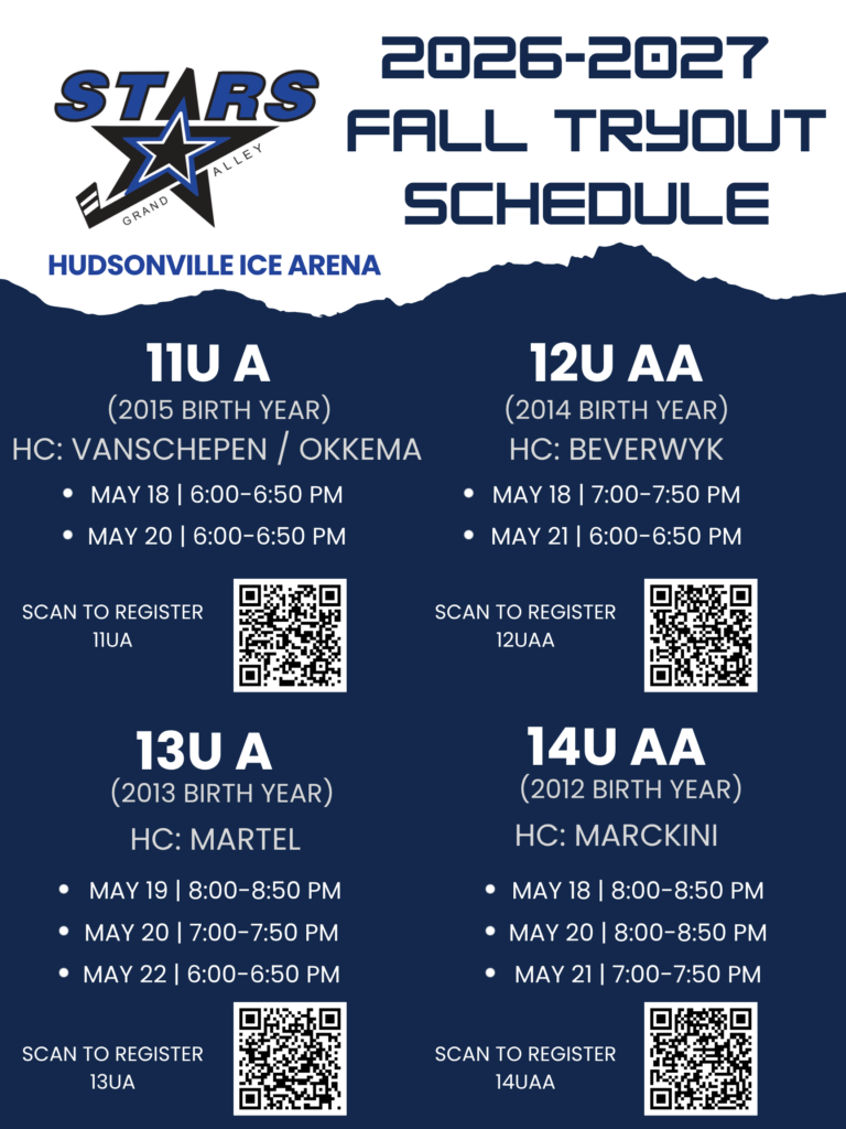 All Teams Fall Tryout Flyer